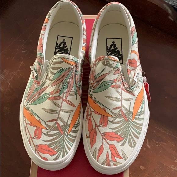 vans california floral slip on